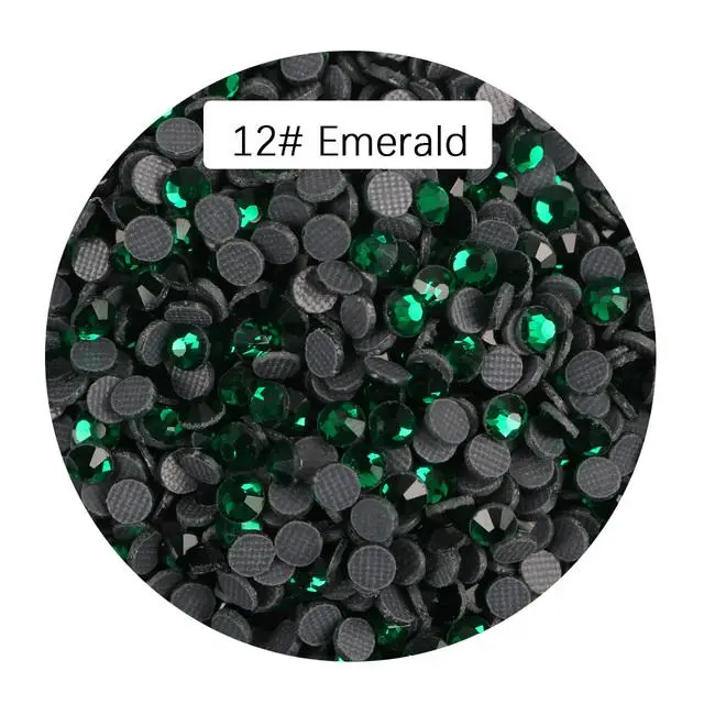 Strass Hotfix SS6 SS10 SS16 SS20 Pietra glitterata in cristallo con motivo Flatback Strass per abiti da indumento 3mm(SS10)-1440pcs