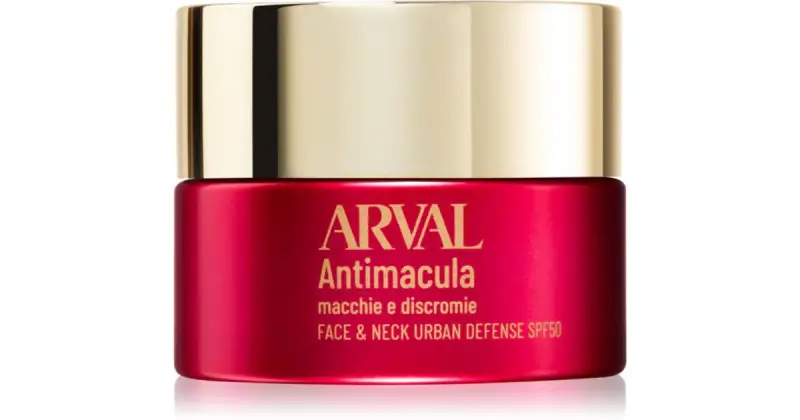 Arval Antimacula Face & Neck Urban Defense SPF50 crema protettiva contro le macchie scure 50 ml