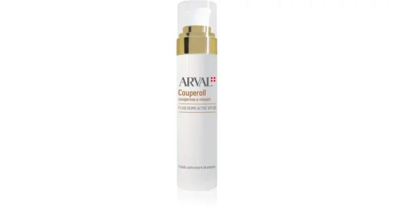 Arval couperoll fluido dermo active spf20 fluido antirossore idratante airless 50ml