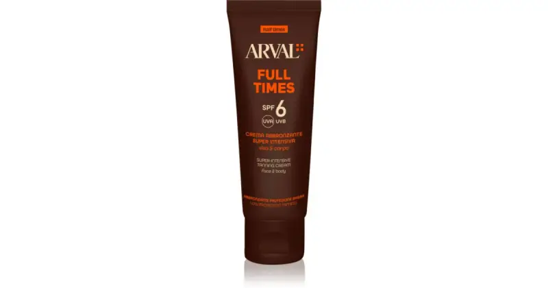 Arval full times crema concentrata superabbronzante spf 6 150 ml