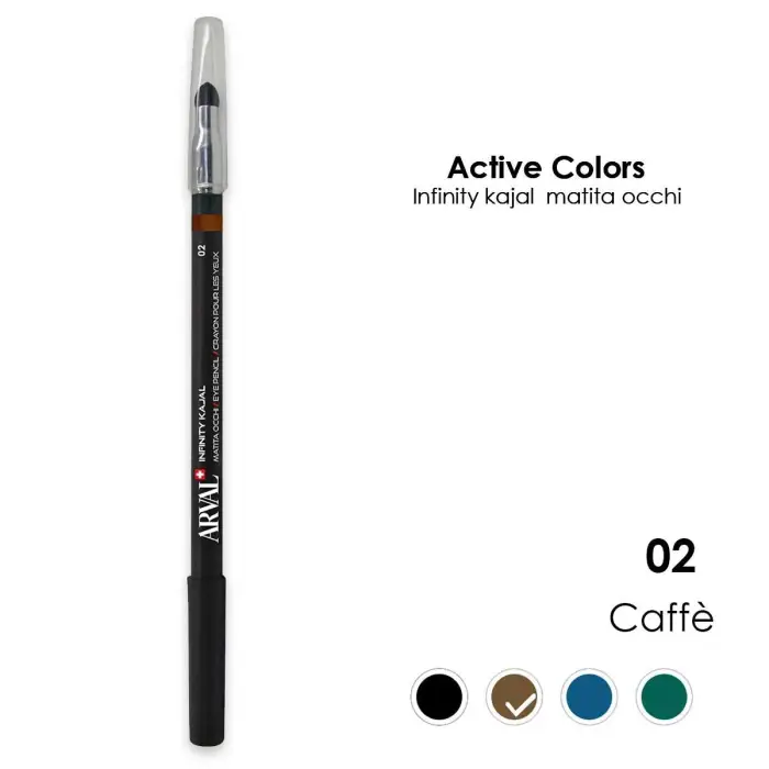 Arval Infinity kajal n 02 - caffè matita occhi - legno