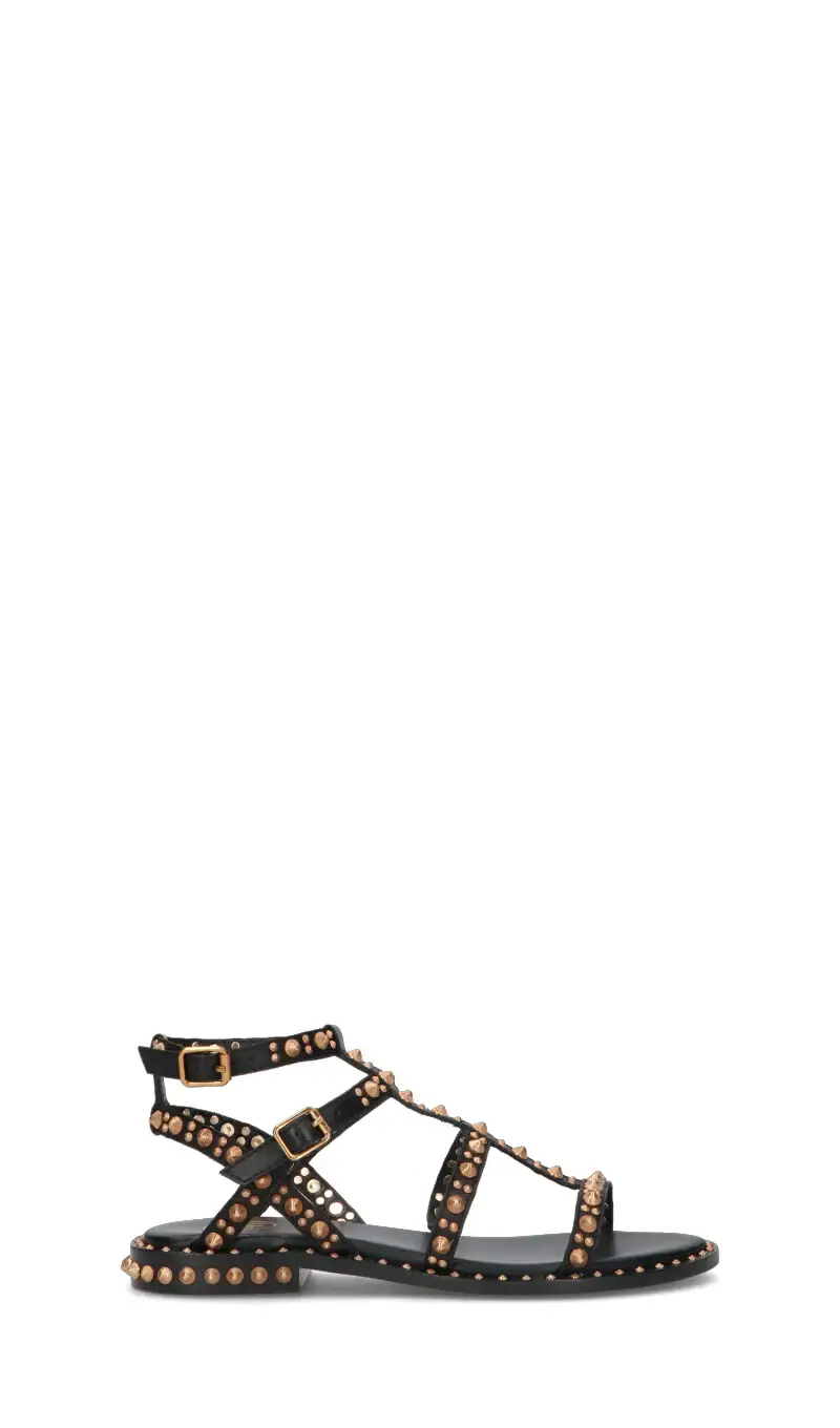 Sandalo donna nero Vario