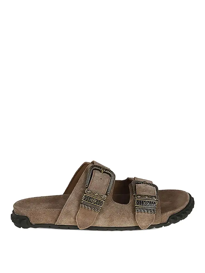 Ash Suede Velours Fandango Marrone