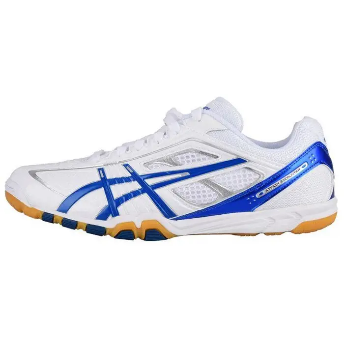 ASICS Attack Excounter 327 Bianco Blu Elettrico Sneakers Unisex 1073A060-101