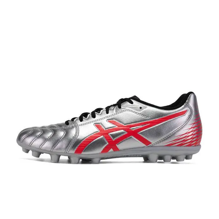 Ds Light Club Wide Fashion Ag (Borchie corte in gomma) Scarpe da Calcio con Tacchetti in Erba Artificiale Uomo Scarpe da Calcio Argento Rosso 1103A119-020 42