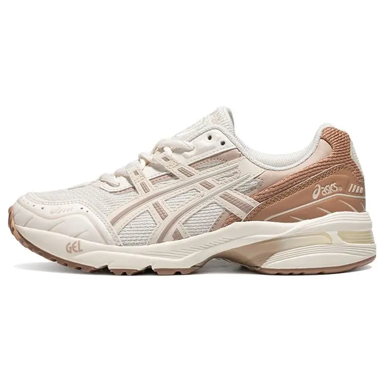 ASICS Gel-1090 V1 Tessuto Pelle Sintetica Retro Versatile Scarpe Casual Lifestyle Basse Unisex Sneakers Lilla Marrone 1203A243-024 43 5
