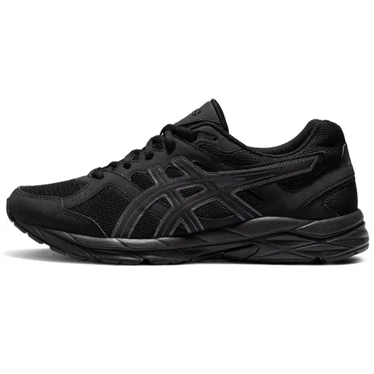 ASICS Gel-Contend 1 Tessuto Outdoor Pelle Sintetica Scarpe da Corsa a Basso Profilo per Breve Distanza Uomo sneaker Nero 1011B645-001