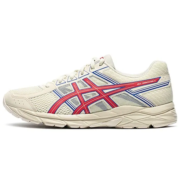 ASICS Gel-Contend 4 Comode Moda Versatili Tessuto Pelle Sintetica Resistenti Traspiranti Scarpe da Corsa Gel Basse Sneaker da Uomo T8D4Q-118