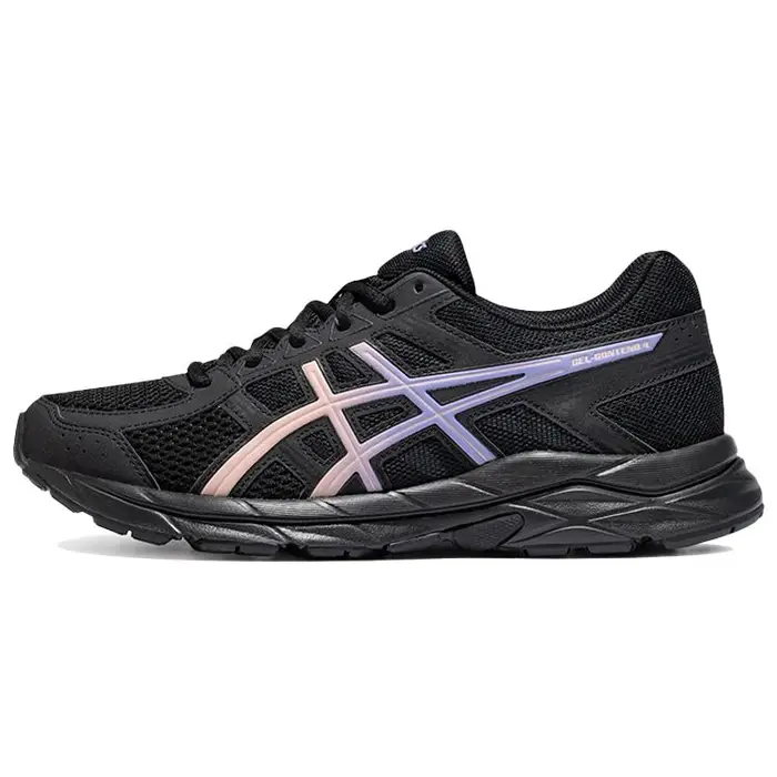 Gel-Contend 4 Scarpe da Corsa Basse in Tessuto Comodo Sneaker Donna Nero Viola T8D9Q-012 38