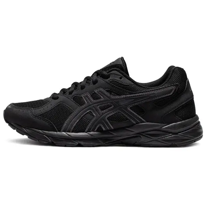 ASICS Gel-Contend Cn Tessuto Leggero Confortevole Pelle Sintetica Scarpe da Corsa a Basso Profilo per Breve Distanza Sneaker Donna Nera