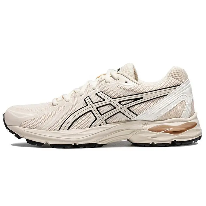 ASICS Gel-Flux Ammortizzazione Confortevole Tessuto Pelle Sintetica Resistenti Flessibili Scarpe da Corsa a Profilo Basso per Distanze Brevi