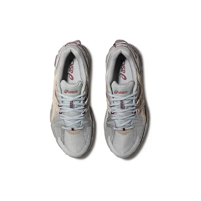 Gel-Kahana 8 Tessuto Funzionale Pelle Sintetica Resistente Scarpe Casual Basse da Trail Running Donna sneaker Grigio Rosso 1012A978-023 39