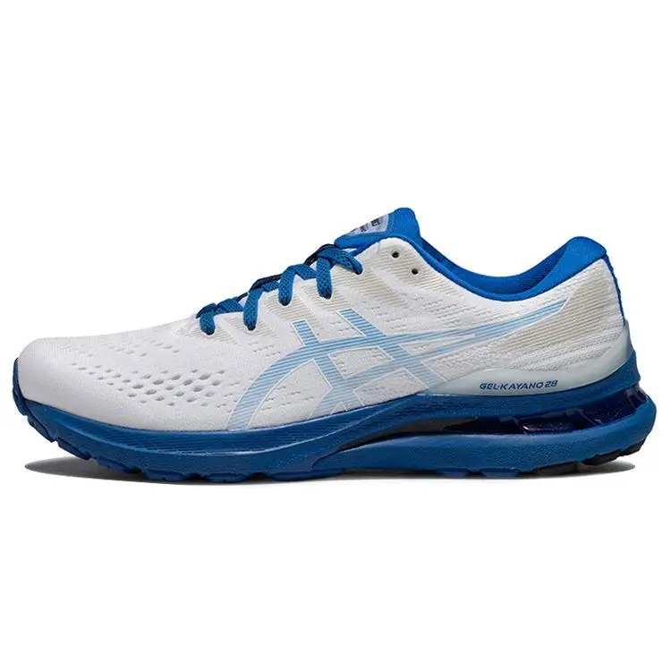 ASICS Gel-Kayano 28 Ammortizzazione Protezione Tessuto Pelle Sintetica Top Basso Cuscino d Aria Scarpe da Corsa per Maratona Uomo sneaker