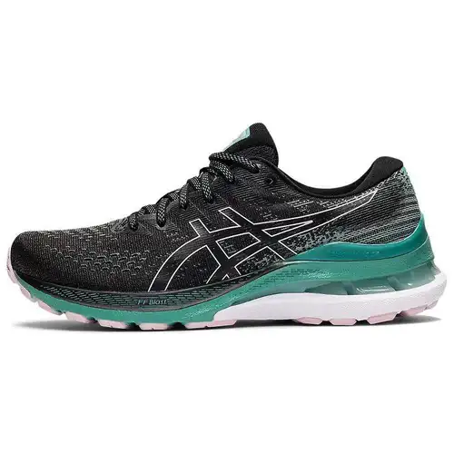 ASICS Gel Kayano 28 Nero Salvia Scarpe da Ginnastica da Donna 1012B047-004