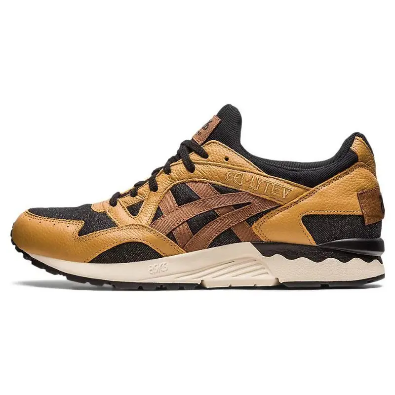 ASICS Gel Lyte 5 Modern Patchwork Pack - Caravan Scarpe da Ginnastica da Uomo Marrone Nero 1201A884-200 40 5