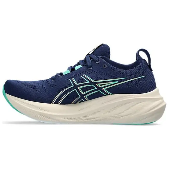 Gel Nimbus 26 Blue Expanse Aurora Green Scarpe da Ginnastica da Donna 1012B601-400 39 5