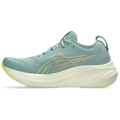 ASICS Gel Nimbus 26 Light Celadon Scarpe da Ginnastica da Donna Teal Giallo Sicurezza 1012B601-301
