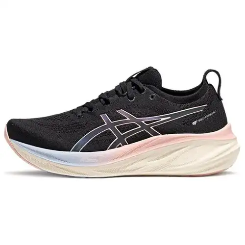 ASICS Gel Nimbus 26 Lite-Show Nero Rosa Gradiente Scarpe da Ginnastica da Donna 1012B719-001 37 5