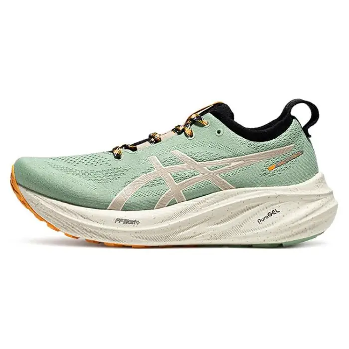 ASICS Gel Nimbus 26 TR Nature Bathing Fellow Giallo Uomo Sneakers Verde 1011B849-250 46 5