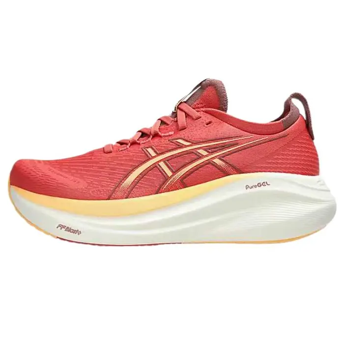 Gel-Nimbus 27 Comode Moda Trendy Minimaliste Ammortizzazione Basse Scarpe da Corsa Donna Scarpe da Corsa Rosse 1012B753-701 36