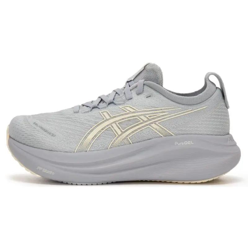 ASICS Gel Nimbus 27 Grigio Piedmont Crema Sneakers da Donna 1012B753-021 40 5