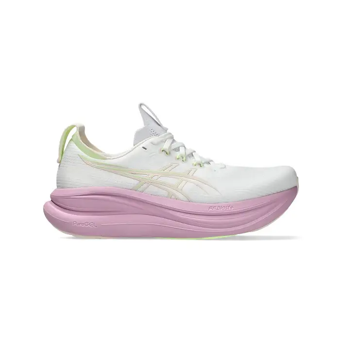 ASICS Gel-Nimbus 28 Bianco Hazy Lilac - Scarpe Running Donna EUR / US