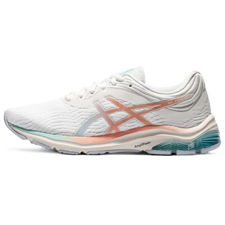 ASICS Gel-Pulse 11 Tessuto Confortevole Pelle Sintetica Ammortizzanti Durevoli Scarpe da Allenamento da Corsa Basse Donna Sneaker Bianco