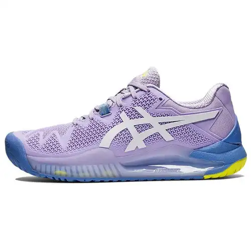ASICS Gel Resolution 8 Murasaki Scarpe da Ginnastica da Donna Viola Bianco 1042A072-501