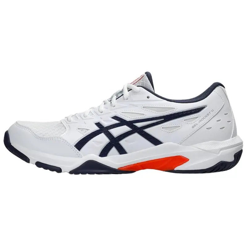 ASICS Gel-Rocket 11 Scarpe da Allenamento Basse Comode Morbide Sneakers Unisex Bianche 1073A065-104