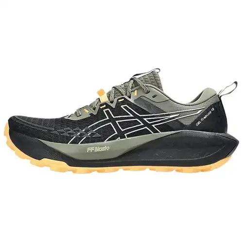 ASICS Gel Trabuco 13 Nero Oliva Crema Scarpe da Ginnastica Uomo 1011B973-002