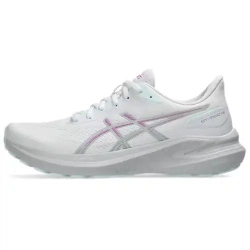 ASICS GT 1000 13 Bianco Lavender Glow Scarpe da Ginnastica da Donna 1012B663-100