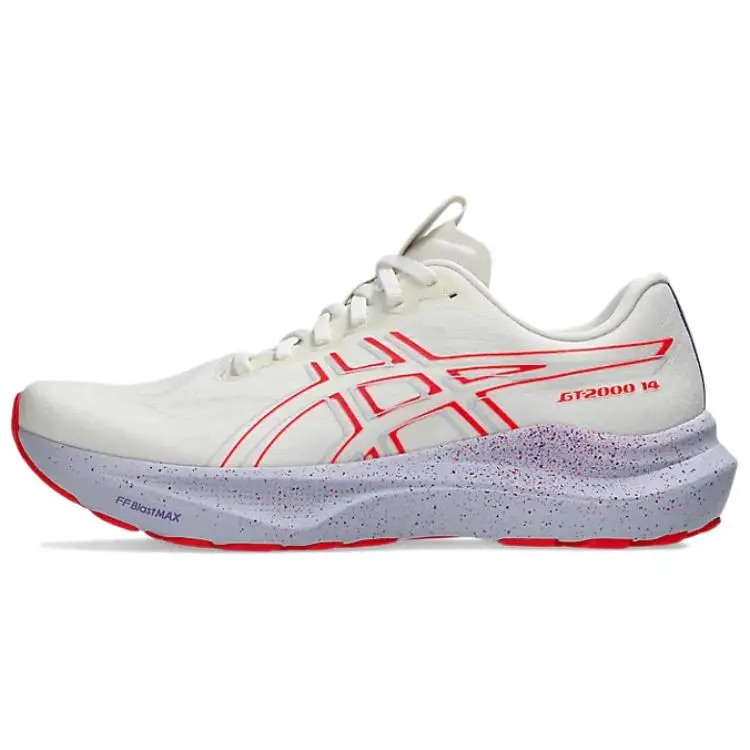ASICS GT 2000 14 Tokyo Crema Viola Edo Sneakers Uomo Bianco 1011C141-500