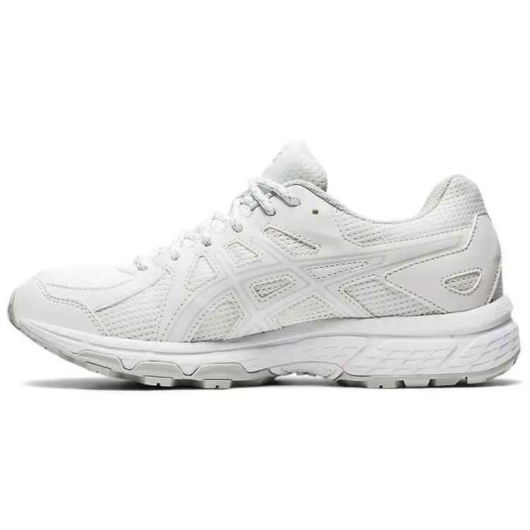 ASICS Jog 100 Classic Tessuto Sportivo Pelle Sintetica Scarpe da Corsa Basse Donna sneaker Bianco 1022A362-100 39 5