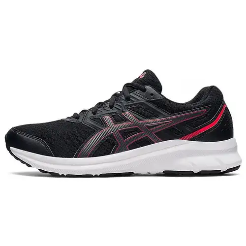 ASICS Jolt 3 Nero Rosso Elettrico Scarpe da Ginnastica da Uomo 1011B034-006