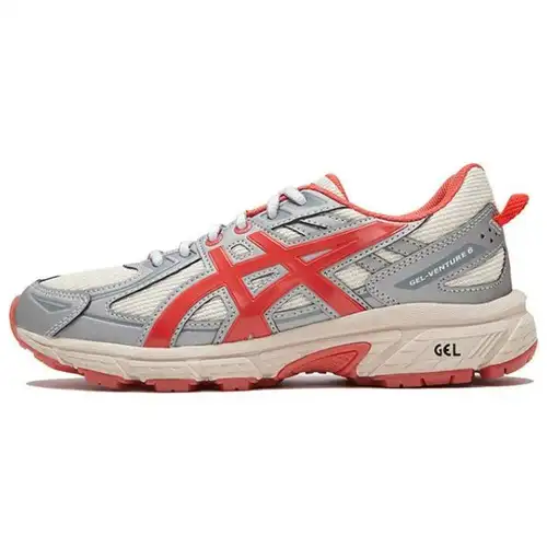 ASICS KIRSH x Gel Venture 6 Birch Fiery Red Scarpe da Ginnastica Donna Crema 1202A263-200