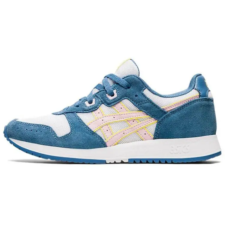 ASICS Lyte Classic Tessuto Denim Sportivo Confortevole Scarpe Lifestyle Basse Sneakers Donna Blu Bianco 1202A112-101