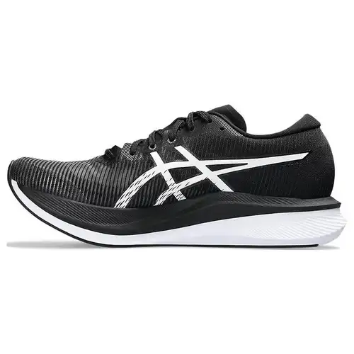 ASICS Magic Speed 3 2E Larghe Nero Bianco Scarpe da Ginnastica da Uomo 1011B704-001