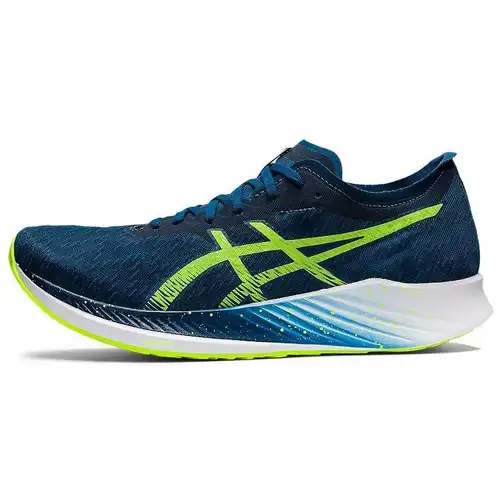 ASICS Magic Speed Mako Blue Scarpe da Ginnastica da Uomo Verde Pericolo 1011B026-402
