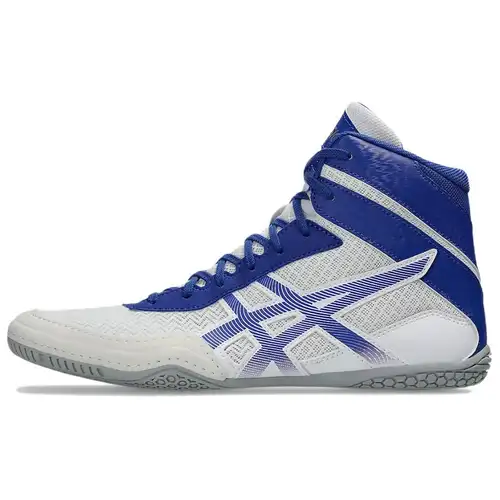ASICS Matcontrol 3 Bianco Blu Cobalto Scuro Scarpe da Ginnastica da Uomo Blu 1081A053-103 43 5