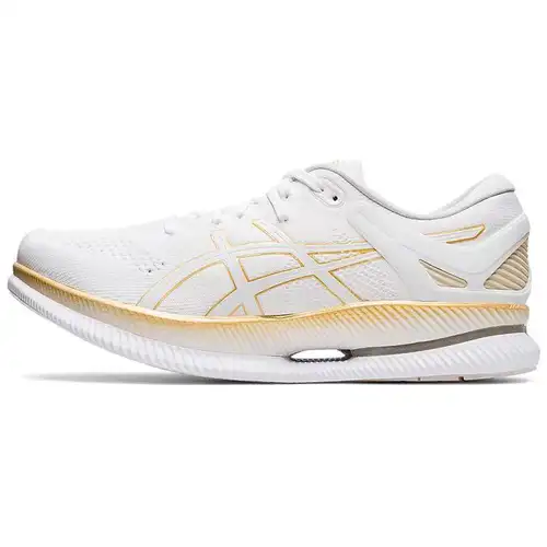 ASICS MetaRide Bianco Oro Puro Scarpe da Ginnastica da Uomo 1011A142-100 42 5