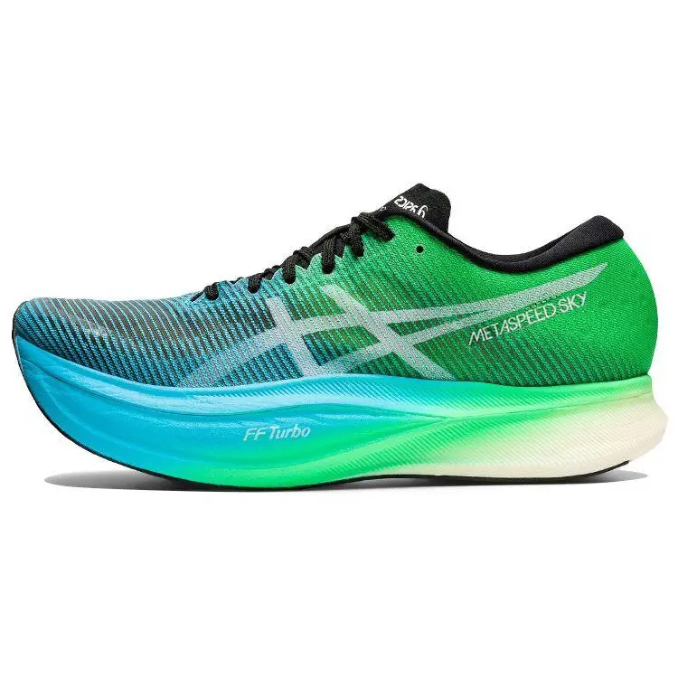 ASICS Metaspeed Sky+ Nero Foglia Nuova Scarpe da Ginnastica Uomo Blu 1013A115-001