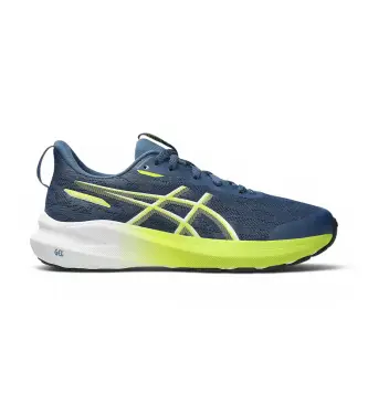 Asics per donna/ragazza 1014A382 Scarpe GT-1000 14 GS blu navy, giallo (7USA=40), Basso, Stringhe, Casual, Sportivo, Multisport, moda per b