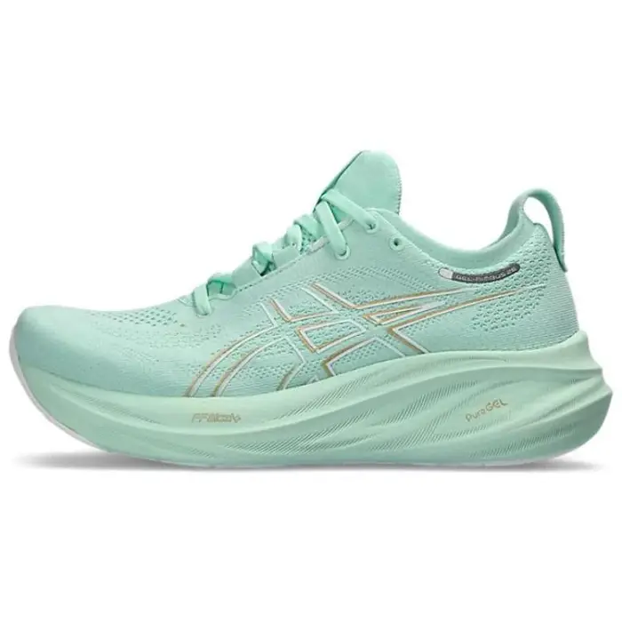Scarpe da ginnastica ASICS Gel Nimbus 26 Tinta Menta Donna 1012B601-300 37 5 colore verde menta