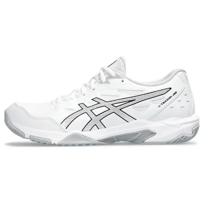 Scarpe da ginnastica da donna ASICS Gel Rocket 11 Bianco Argento Puro 1072A093-101 36 bianco