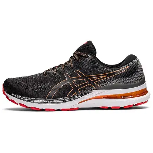 ASICS Scarpe da ginnastica da uomo Gel Kayano 28 Black Clay Grey 1011B189-005 46 5