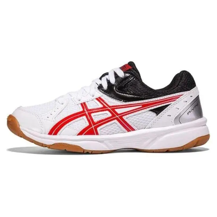 ASICS Scarpe da Ginnastica e Corsa in Mesh Basse Unisex Sneaker Bianco Rosso Nero 1053A034-105 39 5