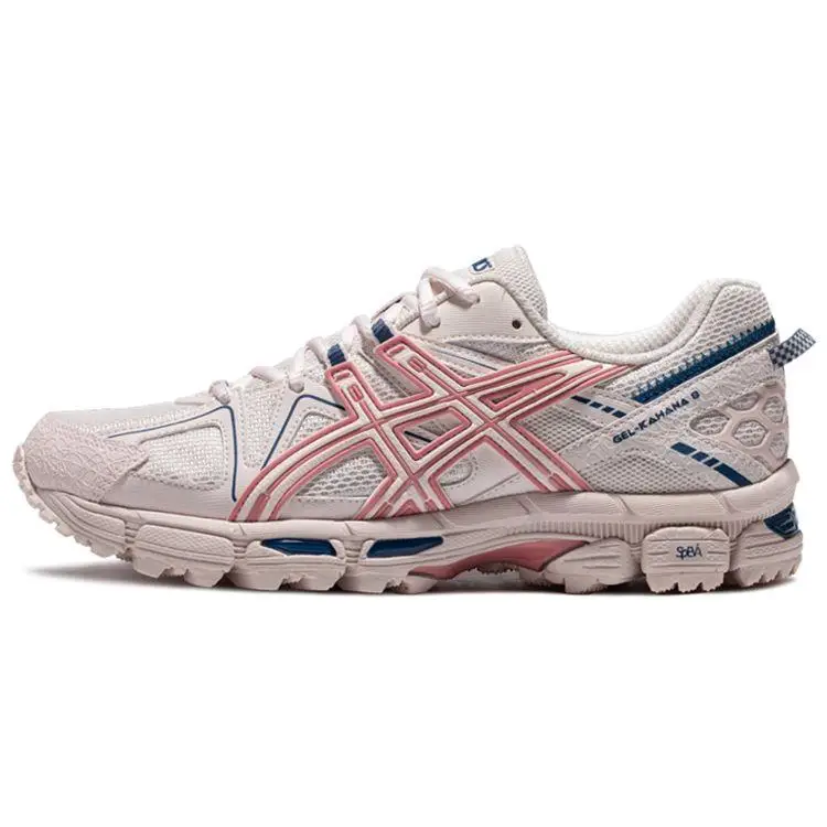 ASICS Scarpe da Trail Running Basse Gel-Kahana 8 Tessuto per Esterno Pelle Sintetica Donna Sneaker Marrone Rosa 1012A978-202