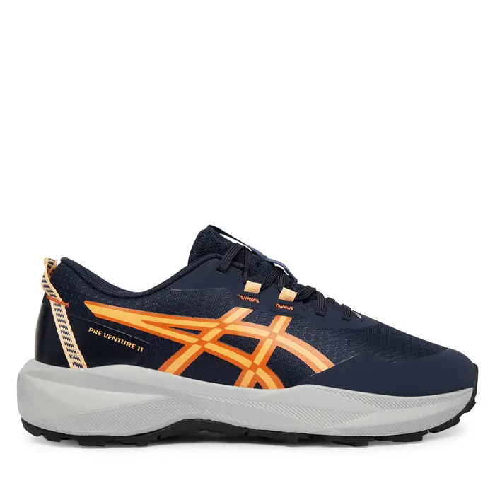 Asics per donna/ragazza 1014A378 Scarpe Pre Venture 11 GS blu marino (7USA=40), Basso, Stringhe, Casual, Sportivo, Running, Multisport, Nav