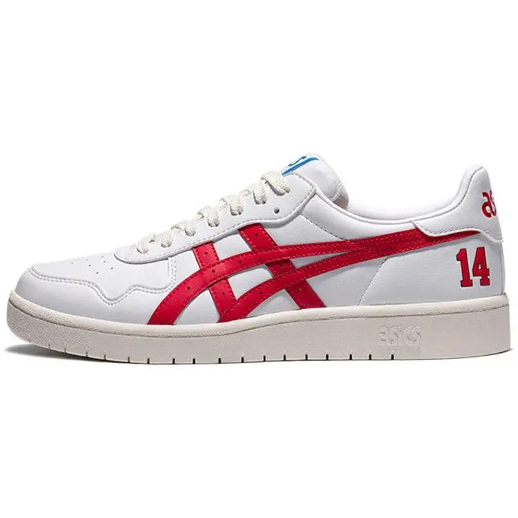 ASICS Sneakers Casual Basse Japan S Unisex Sneakers Bianco Rosso 1203A060-100