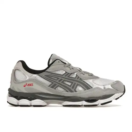 ASICS Sneakers Unisex Gel NYC Bianco Grigio Acciaio 1201A789-102